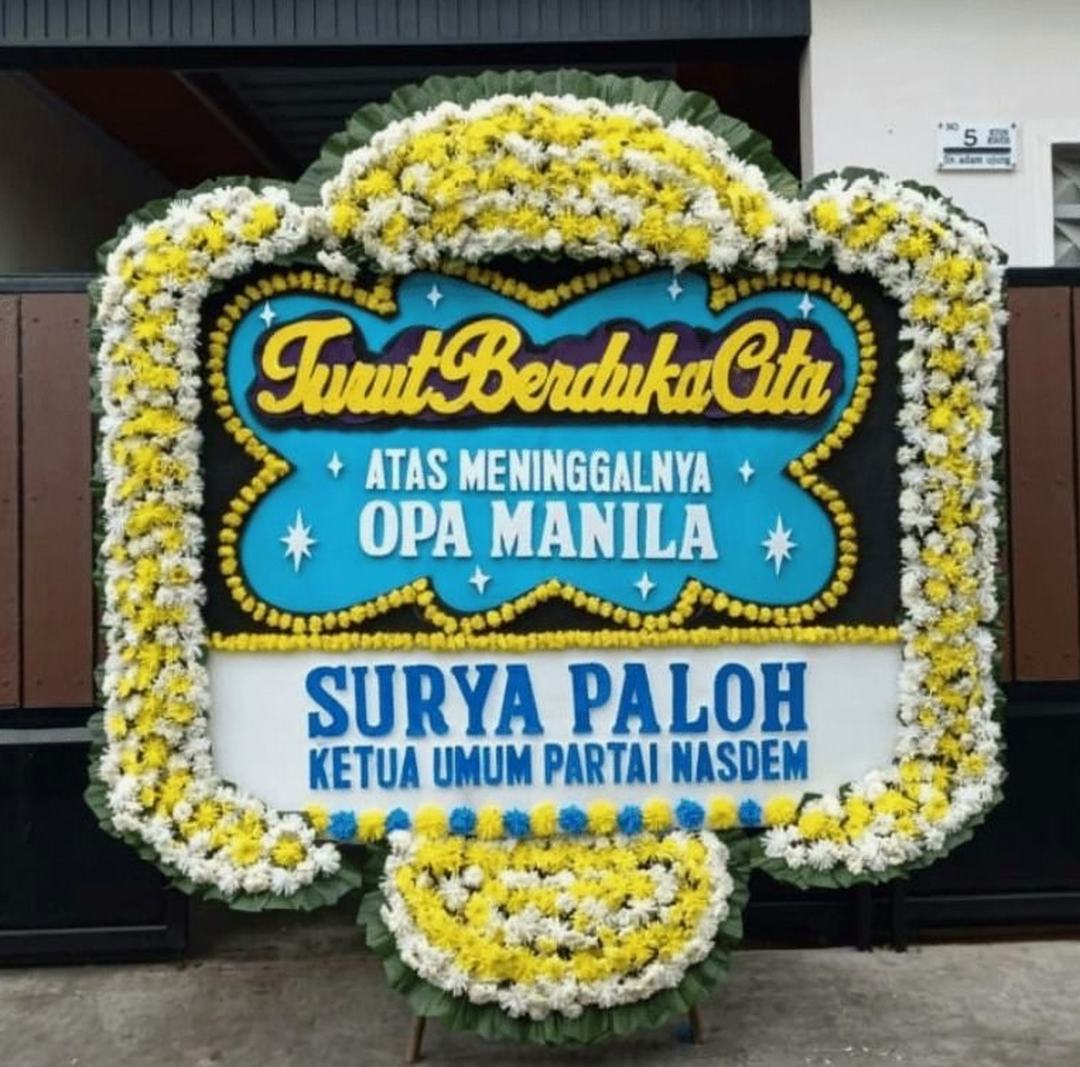 EBD-F-01 | Bunga Duka Cita 2Jt, ukuran 1.5x2 meter Rangkaian Bunga Duka Cita 1.5x2 meter dari Elite Bloom, kirim cepat Jakarta & sekitarnya