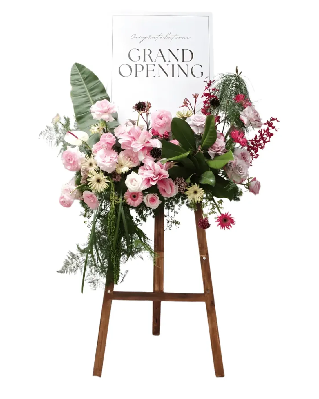 Standing Flower Grand Opening Tropis, kode EBN-34