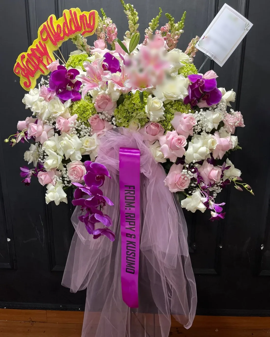 Standing Flower Luxury Koral Pink