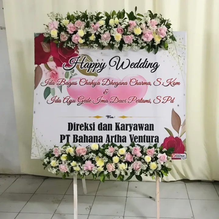 Bunga papan BPB-01 - contoh desain wilayah Bali