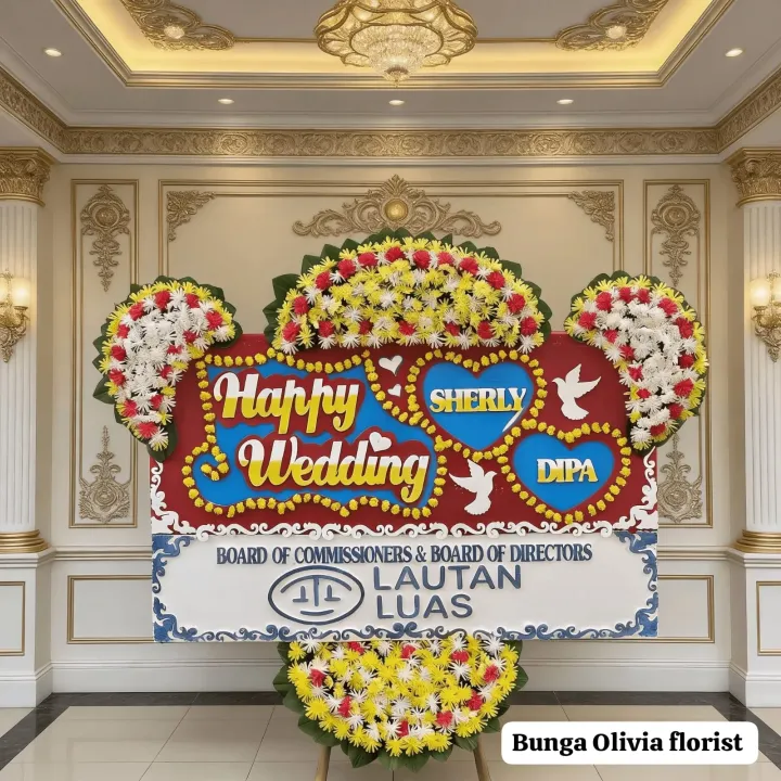 Bunga papan BPH-02 - contoh desain wilayah Jawa Barat