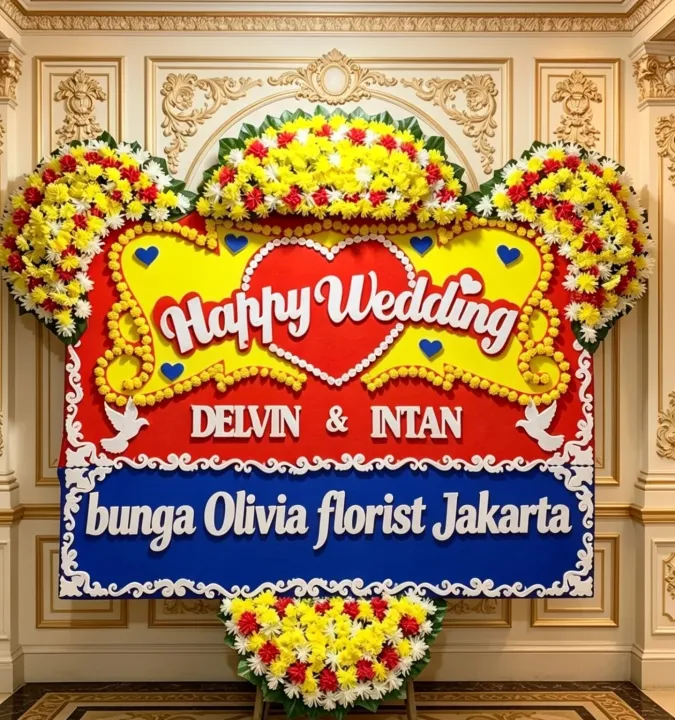 Bunga papan BPH-04 - contoh desain wilayah Jawa Barat