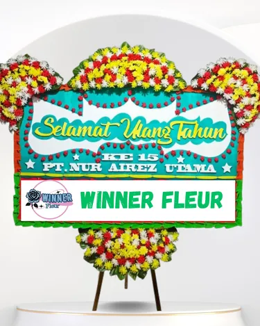 Bunga papan WSS-001 - contoh desain wilayah Jawa Barat