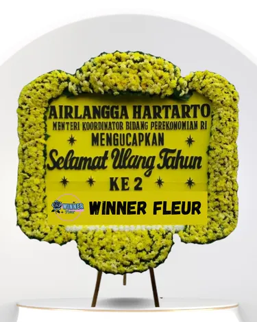 Bunga papan WSS-007 - contoh desain wilayah Jawa Barat