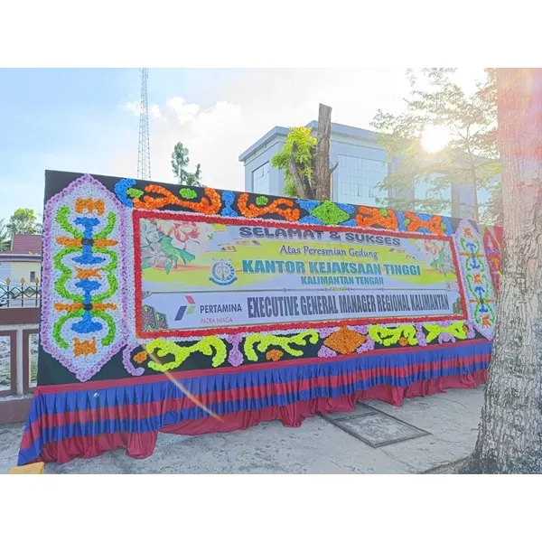 Bunga papan BP-05 - contoh desain wilayah Kalimantan Tengah