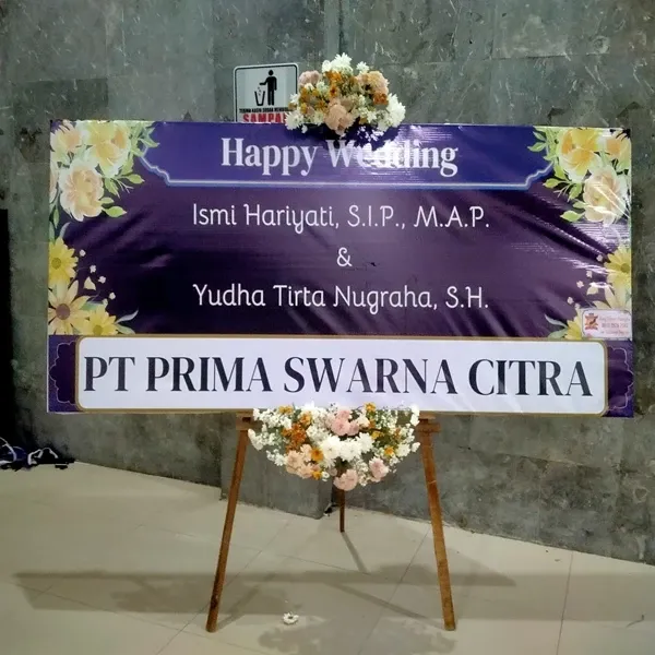 Bunga papan BPK-02 - contoh desain wilayah Kalimantan Tengah