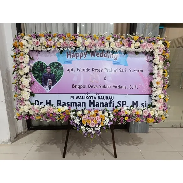 Bunga papan BPK-03 - contoh desain wilayah Kalimantan Tengah