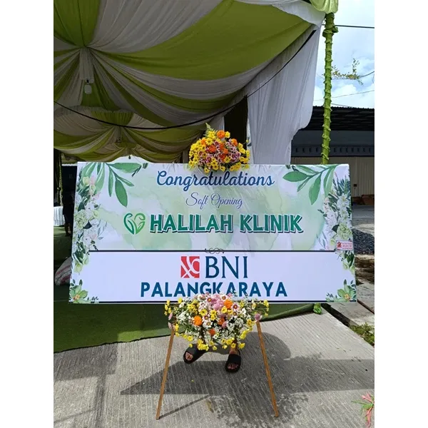 Bunga papan BPK-04 - contoh desain wilayah Kalimantan Tengah