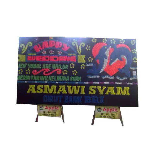 Bunga papan MSR-09 - contoh desain wilayah Sulawesi Selatan