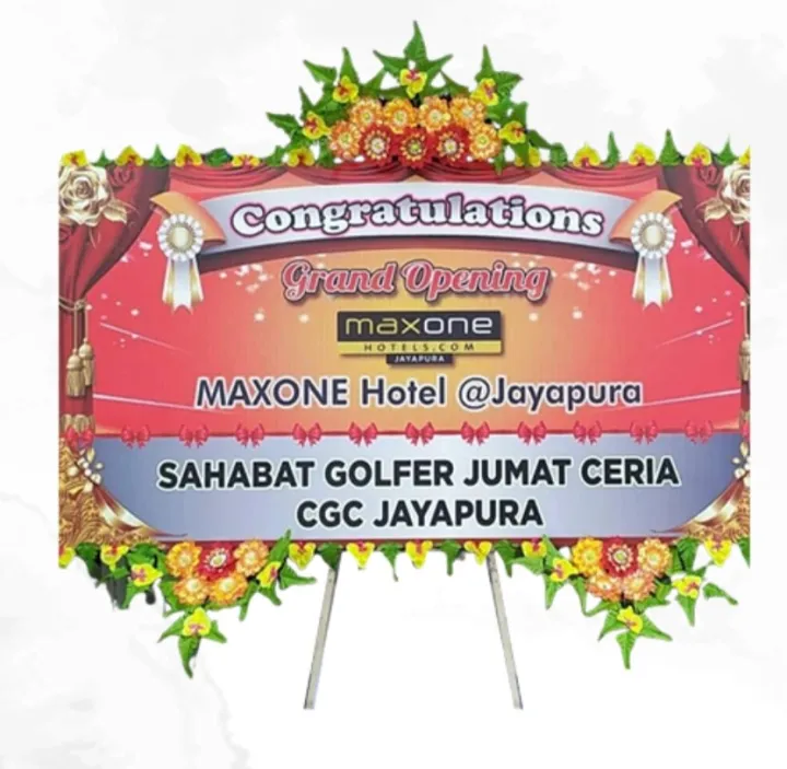 Bunga papan BPP-01 - contoh desain wilayah Papua Selatan