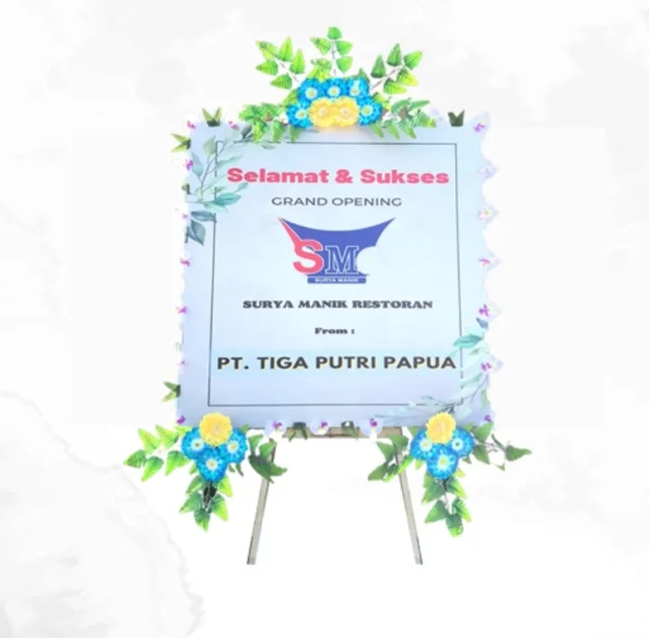 Bunga papan BPP-05 - contoh desain wilayah Papua Selatan